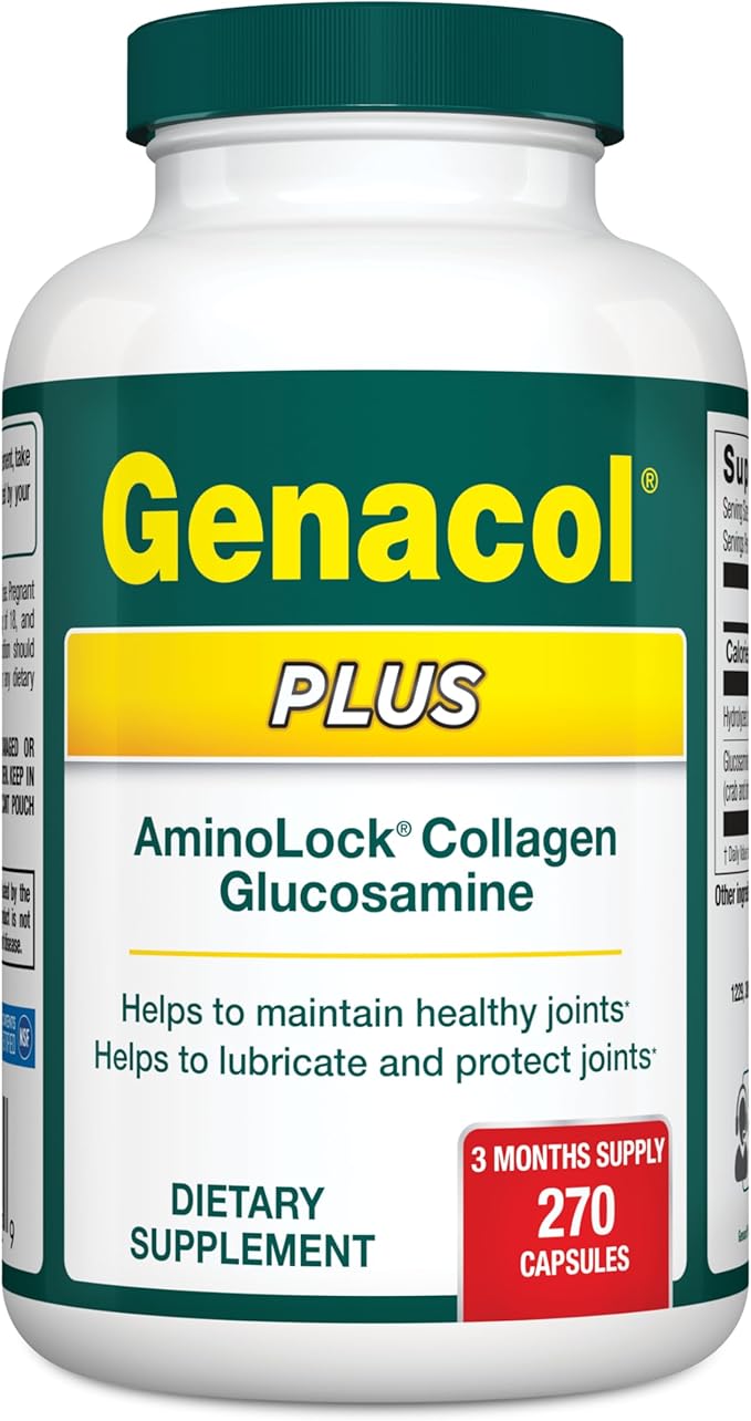 Genacol Glucosamine and Collagen Joint Supplement 270 Capsules