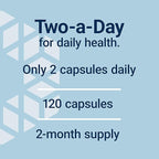 Life Extension Two-Per-Day Multivitamin, Vitamins B, C, D, zinc, Packed with Over 25 Vitamins, Minerals & extracts, Two-Month Supply, Non-GMO, Gluten-Free, 120 Capsules
