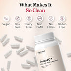 Nourished 40:1 Myo-inositol & D-Chiro Inositol Supplement for Women with Fertility, Skin Health, or Menstrual Cycle Symptoms - Hormone Balance for Women - 360 Capsules
