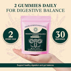Women’s Daily Probiotic Gummies – Feminine Balance & pH Support – Vegan, Gluten-Free – Pineapple Flavor – 60 Gummies (30 Servings)