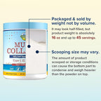 Terranics Multi Collagen Peptides Powder, Type I II III V X Hydrolyzed Collagen for Women+Men, Collagen Supplements, Fast Dissolve, Unflavored Colageno, No Sugar, Keto, 16oz