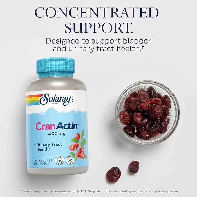 Solaray, Cranactin, 180 Veggie Capsules
