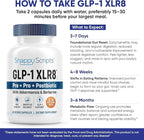 GLP-1 XLR8 Supplement for Weight Loss, Digestion, Constipation, Bloating Relief with Akkermansia 2.6 Billion AFU Live Prebiotic Probiotic Postbiotic Gut Health + Berberine for Women Men 360 Capsules
