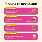 Venture Pal Calm Drink Mix, Cortisol Reducer and Sleep Aid with Magnesium Glycinate, Ashwagandha, L-Theanine,Vitamin D, Calm Magnesium Powder for Relax & Focus, No Sugar, Non GMO, Vegan & Gluten-Free