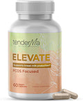 Lactation Supplement PCOS Focused Lactation Support with Orgainc Goat’s Rue, Lion’s Mane, Shatavari & Ceylon Cinnamon, Vegan, Non-GMO, Breastfeeding Supplements, 60 Capsules Elevate