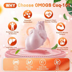 OMOGS CoQ10 400mg Softgels, Coenzyme Q10 High Absorption Supplements Support Heart Health, Cardiovascular Health, Immune System & Cellular Energy Production, Gluten Free, 60 Softgels