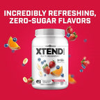 XTEND Original BCAA Powder Knockout Fruit Punch | Sugar Free Post Workout Muscle Recovery Drink with Amino Acids | 7g BCAAs for Men & Women | 90 Servings