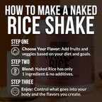 NAKED Rice 1Lb - Organic Brown Rice Protein Powder - Vegan Protein Powder, GMO Free, Gluten Free & Soy Free. Plant-Based Protein, No Artificial Ingredients - 15 Servings (Pack of 2)