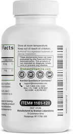 Bronson Ashwagandha Extra Strength Stress & Mood Support with BioPerine - Non GMO Formula, 120 Vegetarian Capsules