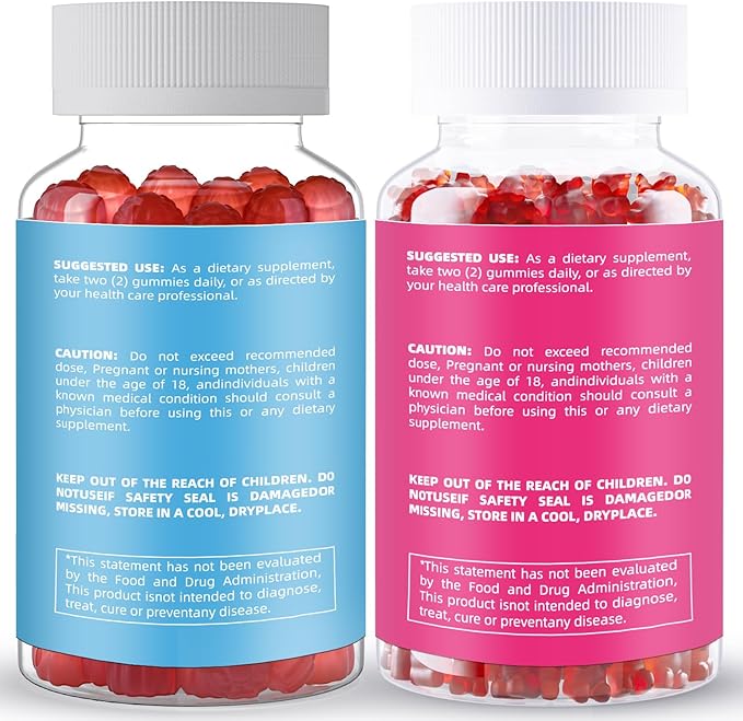 Himiyer BBG & BBL Gummies Combo – Daily Herbal Nutrition Support Gummies for Women, 60 Gummies Each, Dietary Supplement