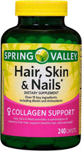 Unique Bundle Store Hair Skin Nails Vitamins 240 Caplets – Hair, Skin and Nails Supplement with Biotin, Collagen, Antioxidants – Hair and Nail Vitamins for Women – 80 Day Supply (Pack of 1)