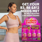 Vitamin Energy B12 11,000% Extra Strength Energy Shot Pink Berry 12 Pack, 260mg Natural Caffeine, B12 & B6, Nootropic Focus, Vitality, Zero Sugar, Gluten-Free, Vegan, Kosher, 1.93 fl oz