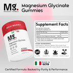 Magnesium Glycinate Gummies 400mg - Sleep Gummies for Kids & Adults - Magnesium Glycinate Chewable High Absorption for Muscle Recovery, Better Sleep & Relaxation (Gojiberry)