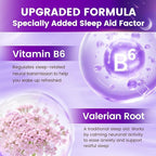 9-in-1 Melatonin Gummies 10mg, Natural Herbal Sleep Aids for Adults, Sleep Gummies with Magnesium Glycinate, Valerian Root, L-Theanine and Vitamin B6, etc, 45 days supply, Non GMO, Berry Flavored