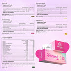 Women's Daily Vitamin Pack System Complete All-in-One Wellness Supplements for Women (2 Box)