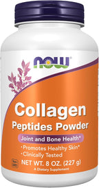 NOW Foods Supplements, Collagen Peptides Powder, Clinically Tested, Joint and Bone Health*, 8-Ounce