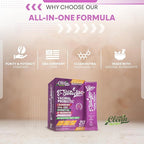Clean Nutraceuticals Vaginal Probiotics for Women with Cranberry Extract, D-Mannose, Prebiotics, pH Balance for Women, Vaginal Health – Womens Probiotic Alternative to Gummies - 20 Stix