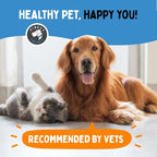 100% Pure Fish Oil for Dogs & Cats (1,545mg Omega 3 per Teaspoon) 8oz. Loaded with EPA & DHA for Joints, Skin & Coat, Itching, Heart & Immune Health. Stronger Than Salmon Oil. Unflavored Omegease.