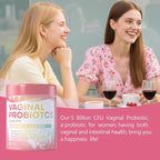 KTT Vaginal Probiotics Made in The USA, pH Balance for Women, 5 Billion CFUs Womens Probiotic Vaginal Health Odor Control, Hormone Support, 60 Caps