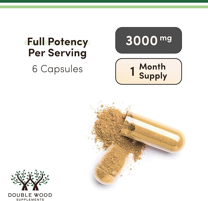 Grass Fed Beef Organ Complex (3,000mg per Serving, 180 Capsules, 1 Month Supply) Supplement for Digestion, Immune Health, Energy, and Wellness by Double Wood