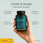 Liver Cleanse Detox & Repair - Microplastics Detox & Zeolite Supplement for Gut Health, Cognition & Natural Energy - Glutathione, NAC, Chlorella, Spirulina, ALA, Cilantro, Milk Thistle, Noni, Shilajit