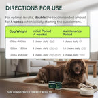 Wuffes Advanced Dog Hip and Joint Supplement with Glucosamine, Chondroitin, Omega 3, MSM, and Green Lipped Mussel, 30 Pork Flavored Chews for Large Dog Breeds