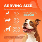 Glucosamine for Dogs - Joint Supplement for Dogs - Glucosamine Chondroitin - 180 Hip and Joint Care Mobility Chews - MSM, Turmeric - Advanced Mobility Support - Bone Health - Large and Small Breeds