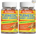 Turmeric Curcumin Gummies 500mg, with Turmeric Root Extract, Ginger Root, Black Pepper Extract, Antioxidant Support, Orange Flavor Gummies, 60 Count (Pack of 2)