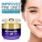 Resveratrol Wrinkle Cream, Skin Barrier Repair Face Moisturizer, Instant Soothing & Repairs Stratum Corneum Barrier, Enhances Moisture Retention, Reduces Sensitivity, Moisturizing and Hydrating Cream