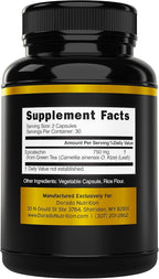Epicatechin Extract 750mg Per Serving - (60 Capsules) - Supports Lean Muscle, Nitric Oxide, Myostatin Inhibitor, Stamina, Endurance, Pump & Gains - Non-GMO & Vegan Supplement - (60 Count)