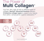 NeoCell Hair Skin and Nails Vitamins with Collagen | 150 Softgels | Advanced Bio-Peptides with Keratin & Hyaluronic Acid | Beauty Complex Supplement