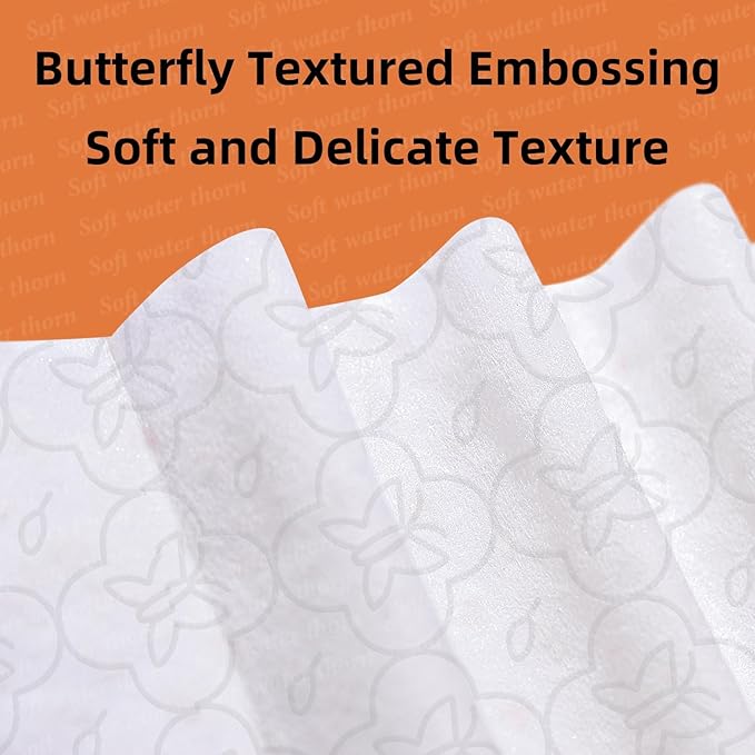 Flushable Wet Wipes for Adults (6 Packs of 80 Counts - 480 Count) Butt Wipes, Unscented Extra-Large Water 99% Purified Water with Aloe Essence