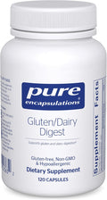 Pure Encapsulations Gluten/Dairy Digest | Unique Mix of Enzymes to Support Healthy Gluten and Dairy Digestion* | 120 Capsules