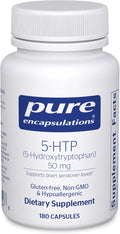 Pure Encapsulations 5-HTP 50 mg | 5-Hydroxytryptophan Supplement for Brain, Eating Behavior, and Serotonin Support* | 180 Capsules