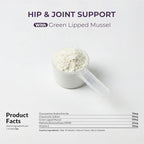 Hip and Joint Supplement for Cats - Glucosamine Powder with Green Lipped Mussel, MSM, Chondroitin, and Vitamin E - 4.23oz/120g
