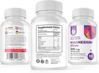 DR. MORITZ Magnesium Gummies for Adults - Sugar-Free Calm Magnesium Gummies - Supports a Healthy Stress Response - Raspberry Flavor - Non-GMO, 200 mg, 2 Pack (120 Count)