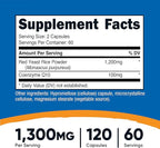 Nutricost Red Yeast Rice with CoQ10 1300mg, 120 Capsules, 60 Servings - Non-GMO, Gluten Free