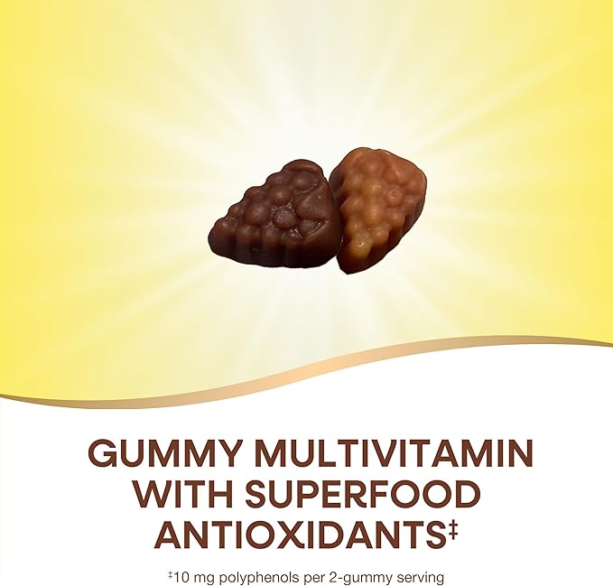 Nature's Way Alive! Women's 50+ Daily Gummy Multivitamins, Women's Supplements, Supports Healthy Heart, Brain & Bones,* B-Vitamins, Mixed Berry Flavored, 150 Gummies (Packaging May Vary), (Pack of 2)