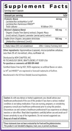 New Chapter Probiotics for Women - 60 ct (2 Month Supply), Women's Daily Probiotic with Prebiotics and Probiotics for Vaginal Health & Chaste Tree for Hormonal Support, 100% Vegetarian, Non-GMO