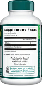 Genacol Original – Collagen Supplement with Ultra-Hydrolyzed Peptides for Joint Health Support, Value Duo-Pack, 360 Capsules (120-Day Supply)