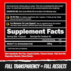 ALPHA LION Gains Candy, Supplement Pills that Support Weight Loss, Appetite Suppressant, Keto-Diet Friendly, Decrease Body Fat, Upgrade Energy & Workout Performance, 60 Capsules (MitoBurn®)