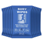Body Wipes for Women and Men Individually Wrapped Face and Body Wipes, Bath Wipes for Adults No Rinse Personal Cleansing Wipes Travel, Bulk Deodorant for Homeless Shower Wipes (5Wipes/Pack,60Pack)