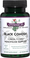Vitanica Black Cohosh, Cimicifuga Extract Plus, Vegan, 60 Capsules