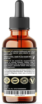 6in1 Liquid Turmeric Curcumin with Ginger, Berberine, Ceylon Cinnamon, Bitter Melon, Black Pepper - Drops Extract for Joint Support - 2Packs of 1 Fl Oz