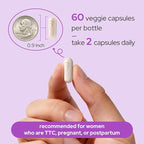 Premom Prenatal Vitamins for Women, 27-in-1 Womens Prenatal Multivitamin & Mineral Supplement, Pregnancy Essentials, 680mcg 5-MTHF Methylfolate, 225mg Choline, & Iron, 60 Veggie Capsules, Lemon Scent