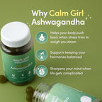 Black Girl Vitamins Calm Girl Ashwagandha + Zinc Gummies Stress Support, Promotes Relaxation & Mental Clarity, Supports Sleep & Immune Health – Doctor-Formulated Daily Vegan Supplement