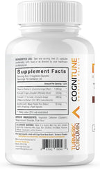 Organic Turmeric & Ginger Capsules - Turmeric Curcumin with Ginger & BioPerine, 95% Curcuminoids - Joint, Digestion, Immunity Support, Black Pepper Extract for Increased Absorption