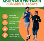 Zaytun Vitamins Halal Adult Multivitamin Gummies for Men, Women, Complete Everyday Nutritional Support with Biotin, Vegan, Natural Fruit Flavors, Non-GMO, Made in USA - Halal Vitamins