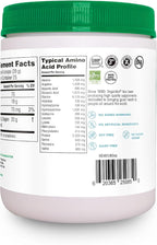 Organika Enhanced Hydrolyzed Collagen Peptides Powder: Easy Absorption Unflavored Collagen Powder for Skin, Hair, Nails, Joints, Muscles, & Gut - Keto, GMO-Free, Grass-Fed (1.1 Pounds)