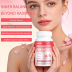 Women's Vaginal Probiotic Supplement for Intimate Health & pH Balance | with Hyaluronic Acid, Multi-Collagen, Vitamin C | Supports Comfort, Moisture & Antioxidant Defense | 120 Capsules (1)